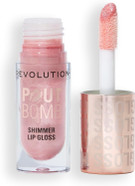 Revolution, Pout Bomb Shimmer Gloss, High-Shine Lip Gloss & Shimmer for Glossy Lips with Hyaluronic Acid & Sweet Vanilla Scent, Glimmer Nude, 4.5ml Revolution, Pout Bomb Shimmer Gloss, High-Shine Lip Gloss & Shimmer for Glossy Lips with Hyaluronic Acid & Sweet Vanilla Scent, Glimmer Nude, 4.5ml