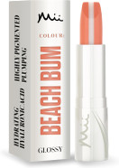 Mii Cosmetics HydraBoost Lip Lover Lipstick, Long Lasting, Packed with Hyaluronic Acid, High Impact Colour, Glossy Luminous Finish, Moisturising Lipstick for Healthy & Plump Lips, Beach Bum