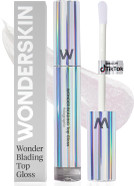 Wonderskin Lip Gloss Blading Top Gloss, Gold Glitter, Hydrating and High Shine Finish Lip Makeup (Gold Glitter) Wonderskin Lip Gloss Blading Top Gloss, Gold Glitter, Hydrating and High Shine Finish Lip Makeup (Gold Glitter)