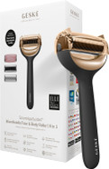 GESKE SmartAppGuided MicroNeedle Face & Body Roller | 9 in 1 | Derma Roller | Electric roller with rose quartz | Microneedling device | Needle roller | Beauty roller for face and body