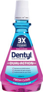 Dentyl Dual Action CPC Mouthwash, 12hrs Fresh Breath & Total Care, Alcohol Free, Fresh Clove, 500 ml