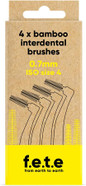 f.e.t.e | Orange ISO Size 1-0.45mm Bamboo Interdental Brushes | Biodegradable & Compostable Handle | Recyclable Soft Bristles | Sustainable | Vegan