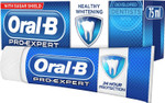 Oral-B Pro-Expert Toothpaste, Healthy Teeth Whitening, 75 ml, Protection & Strengthen with Sugar Shield, Fresh Mint