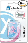 Interdental Brushes from Miradent fits Pic-Brush Holder 6pk Choose Various Sizes (XX Fine 0.45mm-1.6mm)