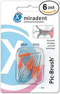 Interdental Brushes from Miradent fits Pic-Brush Holder 6pk Choose Various Sizes (Conical 0.5mm-2.5<5.0mm)