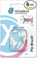 Interdental Brushes from Miradent fits Pic-Brush Holder 6pk Choose Various Sizes (Fine 0.6mm-2.0mm)