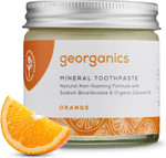 Georganics Mineral Toothpaste - 60ml - Tea Tree Flavour - Fluoride, SLS & Glycerine Free - Non-Foaming Natural Toothpaste with Virgin Coconut Oil - Certified Cosmos Natural, Vegan and Cruelty-Free Georganics Mineral Toothpaste - 60ml - Tea Tree Flavour - Fluoride, SLS & Glycerine Free - Non-Foaming Natural Toothpaste with Virgin Coconut Oil - Certified Cosmos Natural, Vegan and Cruelty-Free