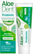 AloeDent Probiotic Toothpaste Fluoride Free - Balance Mouth Microbiome, Natural Oral Probiotic with Aloe Vera & Xylitol, SLS Free, Vegan, 75ml AloeDent Probiotic Toothpaste Fluoride Free - Balance Mouth Microbiome, Natural Oral Probiotic with Aloe Vera & Xylitol, SLS Free, Vegan, 75ml