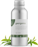 Georganics Whitening Oil Pulling Mouthwash - Tea Tree Flavoured - Plaque-Reducing Coconut Oil Blend - 100% Natural Ingredients - SLS, Glycerine & Fluoride Free - Organic, Vegan, Cruelty-Free - 100ml Georganics Whitening Oil Pulling Mouthwash - Tea Tree Flavoured - Plaque-Reducing Coconut Oil Blend - 100% Natural Ingredients - SLS, Glycerine & Fluoride Free - Organic, Vegan, Cruelty-Free - 100ml