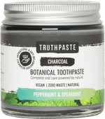 TRUTHPASTE Charcoal Whitening Natural Zero Waste Toothpaste - Peppermint & Spearmint 100ml Eco Friendly & Plastic Free with Coconut & Aloe Vera. Fluoride & SLS Free. Suitable for Sensitive Teeth TRUTHPASTE Charcoal Whitening Natural Zero Waste Toothpaste - Peppermint & Spearmint 100ml Eco Friendly & Plastic Free with Coconut & Aloe Vera. Fluoride & SLS Free. Suitable for Sensitive Teeth