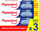 Pepsodent Toothpaste 125 ml Natural Whitening | Anti-Tartar | Big Pack (3 x 125 ml Pack) Pepsodent Toothpaste 125 ml Natural Whitening | Anti-Tartar | Big Pack (3 x 125 ml Pack)