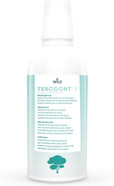 Tebodont-F Mouthrinse with Fluoride, inhibits The Formation of Plaque, Prevents Tooth Decay, Cares for and Strengthens The Gums, Contains Tea Tree Oil and Sodium Fluoride Tebodont-F Mouthrinse with Fluoride, inhibits The Formation of Plaque, Prevents Tooth Decay, Cares for and Strengthens The Gums, Contains Tea Tree Oil and Sodium Fluoride