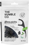 The Humble Co. Plant Based Floss Picks | Fresh Mint | Eco-Friendly, Vegan for Your Everyday Oral Care - Dentist Approved - Removes Plaque and Gives a Fresh Feel (2 x 50p)