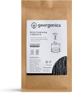 Georganics Organic Mouthwash Tablets Refill Pack - Activated Charcoal Flavoured Natural Mouthwash for Bad Breath - SLS, Glycerine & Fluoride Free - Certified Natural, Vegan & Cruelty Free - 720 Tabs