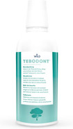 Tebodont mouthrinse, inhibits The Formation of Plaque, Cares for and Strengthens The Gums, Contains Tea Tree Oil, Without Fluoride Tebodont mouthrinse, inhibits The Formation of Plaque, Cares for and Strengthens The Gums, Contains Tea Tree Oil, Without Fluoride