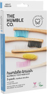 The Humble Co. Bamboo Toothbrush Family Pack (5-p) | Medium Bristles | Biodegradable, Eco-Friendly, Vegan for Your Everyday Oral Care, Dentist Approved The Humble Co. Bamboo Toothbrush Family Pack (5-p) | Medium Bristles | Biodegradable, Eco-Friendly, Vegan for Your Everyday Oral Care, Dentist Approved