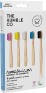 The Humble Co. Bamboo Toothbrush Family Pack (5-p) | Sensitive Bristles | Biodegradable, Eco-Friendly, Vegan for Your Everyday Oral Care, Dentist Approved The Humble Co. Bamboo Toothbrush Family Pack (5-p) | Sensitive Bristles | Biodegradable, Eco-Friendly, Vegan for Your Everyday Oral Care, Dentist Approved