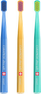 Curaprox Toothbrush CS Smart Trio Pack - 3 x Soft Small Head Toothbrush for Adults with 7600 CUREN® Filaments - Curaprox Manual Toothbrush Curaprox Toothbrush CS Smart Trio Pack - 3 x Soft Small Head Toothbrush for Adults with 7600 CUREN® Filaments - Curaprox Manual Toothbrush