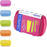 Curaprox Travel-Set. Set Includes Travel Toothbrush CS 5460, 10ml Be You Toothpaste, Interdental Brush CPS Prime 07, CPS Prime 09. Available in six Colours/Flavours Curaprox Travel-Set. Set Includes Travel Toothbrush CS 5460, 10ml Be You Toothpaste, Interdental Brush CPS Prime 07, CPS Prime 09. Available in six Colours/Flavours