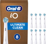 Oral-B iO Ultimate Clean Electric Toothbrush Head, Oral B Electric Toothbrush Heads, Twisted & Angled Bristles for Deeper Plaque Removal, Pack of 4 Toothbrush Heads, Black Oral-B iO Ultimate Clean Electric Toothbrush Head, Oral B Electric Toothbrush Heads, Twisted & Angled Bristles for Deeper Plaque Removal, Pack of 4 Toothbrush Heads, Black