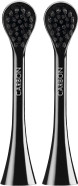 Curaprox Hydrosonic Black is White Carbon Whitening Brush Heads, 2 Pieces - Curaprox Activated Charcoal Electric Replacement Toothbrush Heads