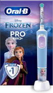 Oral-B Pro Kids Electric Toothbrush, 1 Handle Featuring Frozen, 1 Toothbrush Head, Designed By Braun, For Ages 3+ Oral-B Pro Kids Electric Toothbrush, 1 Handle Featuring Frozen, 1 Toothbrush Head, Designed By Braun, For Ages 3+