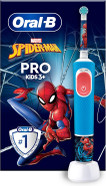 Oral-B Pro Kids Electric Toothbrush, 1 Handle Featuring Marvel Spider-Man, 1 Toothbrush Head, Designed By Braun, For Ages 3+ Oral-B Pro Kids Electric Toothbrush, 1 Handle Featuring Marvel Spider-Man, 1 Toothbrush Head, Designed By Braun, For Ages 3+