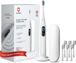 Oclean X Pro Elite, Smart Mute Sonic Electric Toothbrush, 4 Modes with Whitening, Quick Charge for 35 Days, IPX7 Grey Oclean X Pro Elite, Smart Mute Sonic Electric Toothbrush, 4 Modes with Whitening, Quick Charge for 35 Days, IPX7 Grey