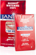 Janina Ultra White Maxiwhite Whitening Strips, 14-Count