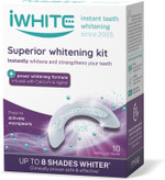 iWhite Superior Teeth Whitening Kit - 10 Trays - Professional Teeth Whitening Up to 8 Shades Lighter. Whitens and Restores Enamel - Clinically Approved - Microbeads, Calcium, and Xylitol iWhite Superior Teeth Whitening Kit - 10 Trays - Professional Teeth Whitening Up to 8 Shades Lighter. Whitens and Restores Enamel - Clinically Approved - Microbeads, Calcium, and Xylitol