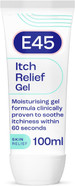E45 Itch Relief Gel 100ml Face and Body Gel for Dry Skin - Itchy Skin and Irritated Skin - Cooling Gel to Soothe Itchy Skin - Perfume-Free E45 Itch Relief Gel 100ml Face and Body Gel for Dry Skin - Itchy Skin and Irritated Skin - Cooling Gel to Soothe Itchy Skin - Perfume-Free