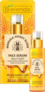 Bielenda Manuka Honey Nourishing and Hydrating Face Serum, Enriched with Manuka Honey, Vitamin C and B, for Dry and Sensitive Skin, Day/Night, 30 ml