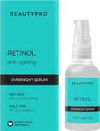 BEAUTYPRO RETINOL FACE SERUM Overnight Face Moisturiser & Antioxidant Rejuvenate Anti-Ageing Firming Skin Blemishes Reduces Inflammation Natural Vegan Skincare Multi Award Winning Brand 30ml