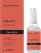 BEAUTYPRO VITAMIN C Face Serum Brightening Anti-Ageing Daily Skincare Firming Hydrating Energising 100% Plant Based Blueberry Yuzu Citrus Sea Buckthorn Natural Vegan Multi Award Winning Brand 30ml BEAUTYPRO VITAMIN C Face Serum Brightening Anti-Ageing Daily Skincare Firming Hydrating Energising 100% Plant Based Blueberry Yuzu Citrus Sea Buckthorn Natural Vegan Multi Award Winning Brand 30ml