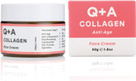 Q+A Collagen Face Cream (50g), Natural Skincare Anti-Ageing Face Care with plant-powered Collagen, Shea Butter and Magnesium, Hydrating and Firming Day Cream