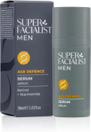 Super Facialist for Men Anti-Aging Serum - Mens Skin Care, Retinol, Niacinamide, Firmer, Hydrated, and Smoother skin, Vegan Friendly, 30ml Super Facialist for Men Anti-Aging Serum - Mens Skin Care, Retinol, Niacinamide, Firmer, Hydrated, and Smoother skin, Vegan Friendly, 30ml
