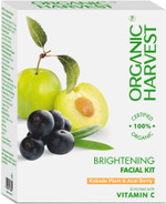 Organic Harvest Brightening Facial Kit: Kakadu Plum & Acai Berry | Pack of 5 Sachets | Facial Kit for Glowing Skin | 100% American Certified Organic, Sulphate & Paraben Free -50gm Organic Harvest Brightening Facial Kit: Kakadu Plum & Acai Berry | Pack of 5 Sachets | Facial Kit for Glowing Skin | 100% American Certified Organic, Sulphate & Paraben Free -50gm
