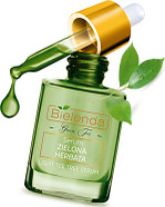 Bielenda Green Tea - Anti-Blackhead Anti-Acne And Skin Renewal Effect Reduce Visibility Of Pores Regulates The Secretion Of Sebum Makes Pores Appear Smaller-Green Tea Face Serum - 15 ml