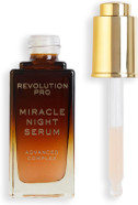Revolution Pro, Miracle Night Rescue Serum Advanced Complex, Overnight Face Serum, Smooths and Plumps Skin, 30 ml
