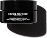 Grown Alchemist Night Cream, Regenerating Overnight Anti Wrinkle, Anti Aging Face Cream - Vegan Peptides, Collagen Cream, Vitamin Rich for Tightening and Firming, Hydrating Hyaluronic Acid 40 ml