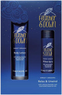 Feather & Down Sweet Dream Relax and Unwind Gift Set (100ml Pillow Spray & 125ml Body Lotion) - With Calming Lavender & Chamomile Essential Oils Feather & Down Sweet Dream Relax and Unwind Gift Set (100ml Pillow Spray & 125ml Body Lotion) - With Calming Lavender & Chamomile Essential Oils
