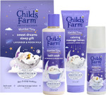 Childs Farm SlumberTime Sweet Dreams Sleep Gift Set | 3-Step Sleep Routine | Lavender & Moon Milk Bath Soak 250ml, Calming Massage Lotion 150ml, Sleep Mist 100ml | Suitable for Dry & Sensitive Skin Childs Farm SlumberTime Sweet Dreams Sleep Gift Set | 3-Step Sleep Routine | Lavender & Moon Milk Bath Soak 250ml, Calming Massage Lotion 150ml, Sleep Mist 100ml | Suitable for Dry & Sensitive Skin