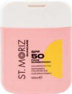 St Moriz Suncare SPF 50 Face Sunscreen | UVA & UVB Protection SPF 50 Daily Use Sunscreen Face Lotion with Niacinamide, Hyaluronic Acid, Aloe Vera & Vitamin E | Dermatologically Tested | Vegan | 100ml St Moriz Suncare SPF 50 Face Sunscreen | UVA & UVB Protection SPF 50 Daily Use Sunscreen Face Lotion with Niacinamide, Hyaluronic Acid, Aloe Vera & Vitamin E | Dermatologically Tested | Vegan | 100ml