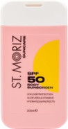 St Moriz Suncare SPF 50 Body Sunscreen | UVA & UVB Protection SPF 50 Daily Use Moisturising Sunscreen Body Lotion with Aloe Vera & Vitamin E | Dermatologically Tested | Vegan | Cruelty Free | 200ml St Moriz Suncare SPF 50 Body Sunscreen | UVA & UVB Protection SPF 50 Daily Use Moisturising Sunscreen Body Lotion with Aloe Vera & Vitamin E | Dermatologically Tested | Vegan | Cruelty Free | 200ml