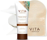 VITA LIBERATA, Fabulous Gradual Tanning Lotion 100ml & Dual Sided Self Tanner Mitt, Super Hydrating Hyaluronic Acid, Designed for Face & Body, Buildable Formula, Streak Free, Lasting Finish VITA LIBERATA, Fabulous Gradual Tanning Lotion 100ml & Dual Sided Self Tanner Mitt, Super Hydrating Hyaluronic Acid, Designed for Face & Body, Buildable Formula, Streak Free, Lasting Finish