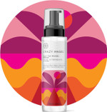 Crazy Angel Vegan Clear Self-Tan Mousse (Medium tan). No colour transfer. Made in UK. 200ml