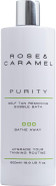 Rose & Caramel Purity Self Tan Removing Bubble Bath (500ml). Clearly Removes Fake Tan - Vegan & Cruelty Free