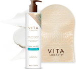 VITA LIBERATA, Fabulous Gradual Tanning Lotion 400ml & Dual Sided Self Tanner Mitt, Super Hydrating Hyaluronic Acid, Designed for Face & Body, Buildable Formula, Streak Free, Lasting Finish VITA LIBERATA, Fabulous Gradual Tanning Lotion 400ml & Dual Sided Self Tanner Mitt, Super Hydrating Hyaluronic Acid, Designed for Face & Body, Buildable Formula, Streak Free, Lasting Finish