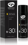 Green People for Men No.4 Sports+ SPF30 Sun Cream | Natural & Organic Mens SPF Moisturiser for Face | Non-Greasy 100% Mineral Face Sunscreen | Paraben Free & Ethanol Free | Cruelty Free & Vegan