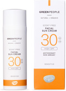 Green People Scent Free Facial Sun Cream SPF30 - Sunscreen For Sensitive Skin & Prickly Heat - Vegan & Cruelty Free, 50ml Green People Scent Free Facial Sun Cream SPF30 - Sunscreen For Sensitive Skin & Prickly Heat - Vegan & Cruelty Free, 50ml